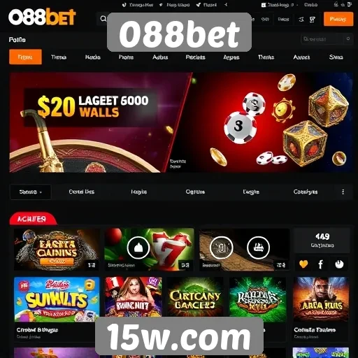 Análise da interface do usuário do site 088bet
